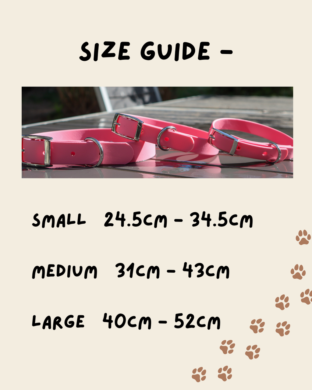 BioThane® collar - Size large